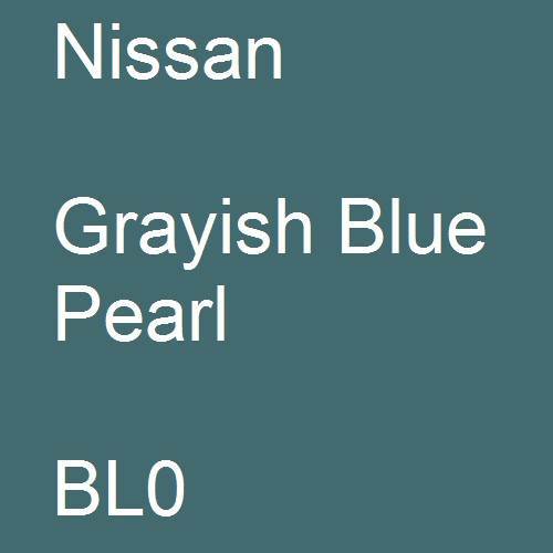 Nissan, Grayish Blue Pearl, BL0.